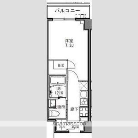 S-RESIDENCE目黒大岡山(1K/4階)の間取り写真