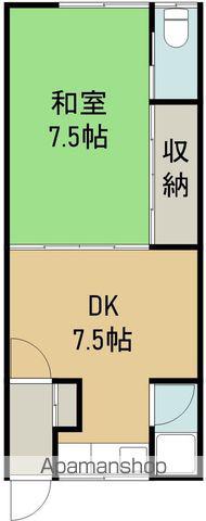 協和マンション(1DK/2階)の間取り写真