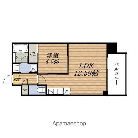 プレジオ塚本ASIAN(1LDK/7階)の間取り写真