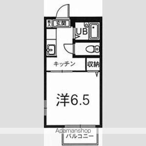 ラディアンス(1K/2階)の間取り写真