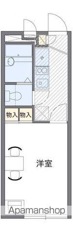 レオパレス浜ノ丁(1K/2階)の間取り写真