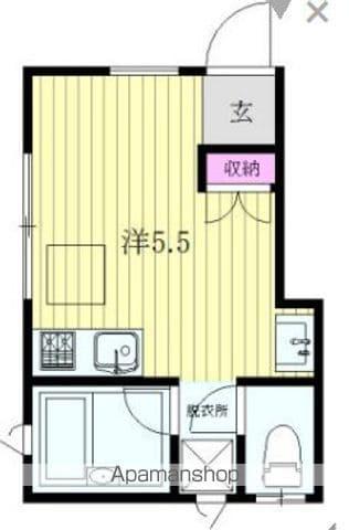 スマートコンパクト栄町(ワンルーム/1階)の間取り写真