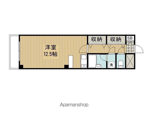 グローリーハイツ南阿佐ヶ谷(ワンルーム/2階)の間取り写真