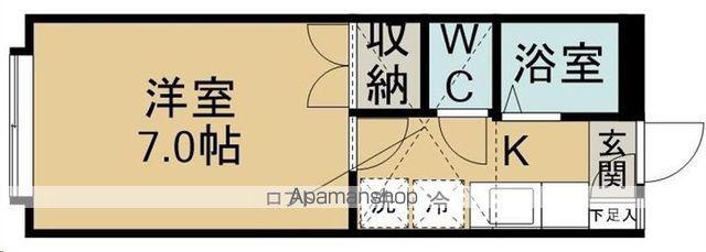 カーサセレッソ(1K/2階)の間取り写真