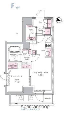 SYFORME NEXT MUKOJIMA(1LDK/7階)の間取り写真