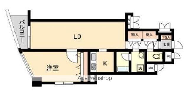 オーパスホームズ白山(1LDK/3階)の間取り写真