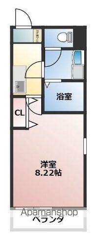 リブレアツウィンⅡ(ワンルーム/1階)の間取り写真