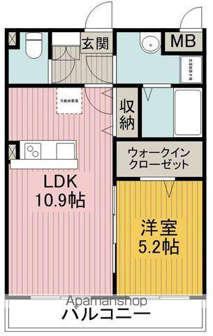 エルピスU2(1LDK/3階)の間取り写真