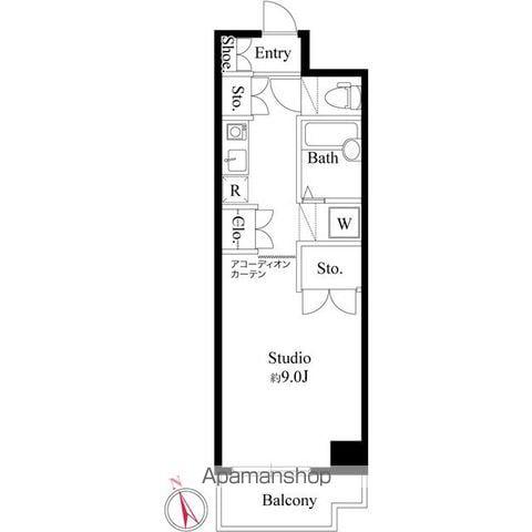 アンシャンテ21(1K/3階)の間取り写真