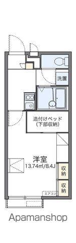 レオパレスパゴダ(1K/2階)の間取り写真