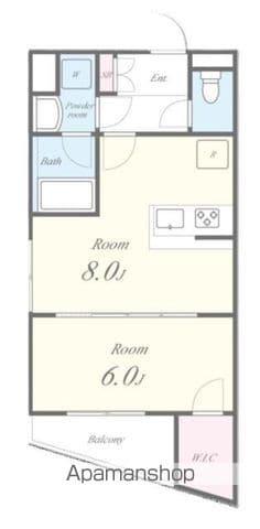 RESIDENCE KOENJI SQUAREレジデンスコウエ(1LDK/2階)の間取り写真