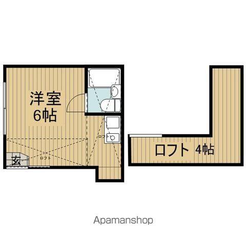 高円寺パレスPART1(ワンルーム/1階)の間取り写真