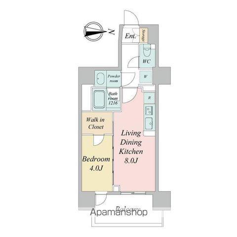 グランカーサ一番町(1LDK/7階)の間取り写真