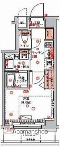 ハーモニーレジデンス東京ウエスト 2階階 間取り