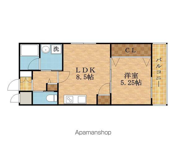 EASE.A4(1LDK/3階)の間取り写真