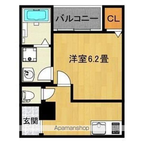 LE COCON 一宮Ⅹ(1K/3階)の間取り写真