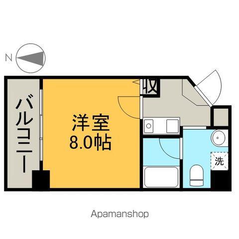 レジディア白壁(1K/7階)の間取り写真