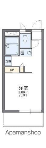 レオパレスARK壱番館(1K/2階)の間取り写真