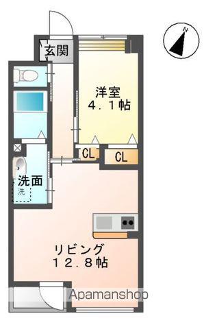 アクティブシティー横塚(1LDK/2階)の間取り写真