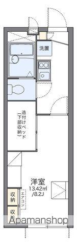 レオパレス小倉(1K/1階)の間取り写真
