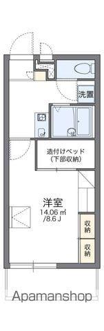レオパレスアウル(1K/3階)の間取り写真