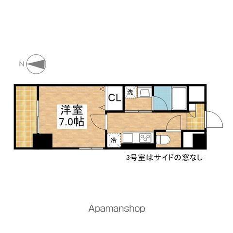 ラ・プレス新栄(1K/5階)の間取り写真