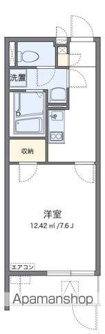 クレイノアミスター(1K/1階)の間取り写真