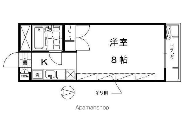 MERCURIO KIOTO(1K/4階)の間取り写真