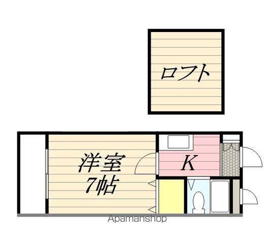 アーバンパレス南福岡(ワンルーム/3階)の間取り写真