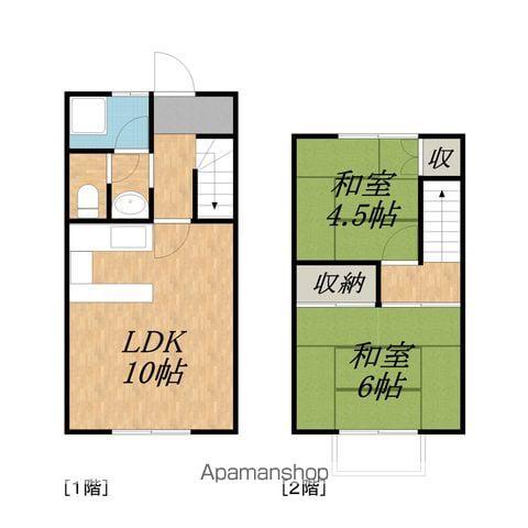マンションヨコタ第三(2LDK/1階)の間取り写真