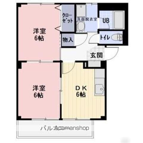 SURPLUS21(2DK/2階)の間取り写真