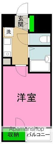RXコート桜木町(1K/3階)の間取り写真
