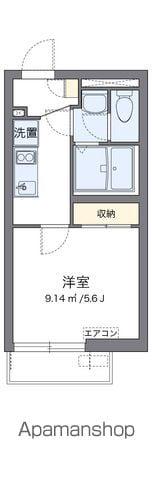 クレイノBUONO(1K/1階)の間取り写真