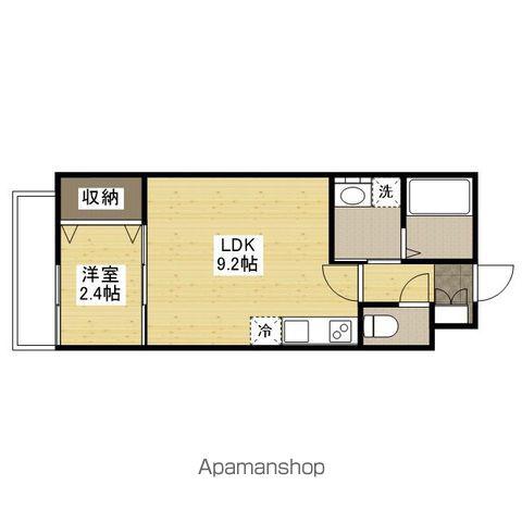 ESPERANZA江波(1LDK/1階)の間取り写真