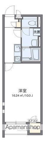 クレイノシャイン万倍(1K/2階)の間取り写真