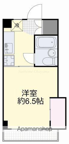 コーポきょうざんB(1K/2階)の間取り写真