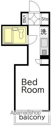 プリンセスコート赤堤(ワンルーム/2階)の間取り写真