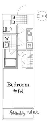 ARKMARK東向島AZ(1K/10階)の間取り写真