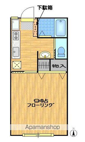 ハイツM 3号棟(1K/2階)の間取り写真