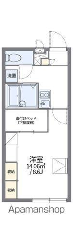 レオパレスカトレア(1K/2階)の間取り写真
