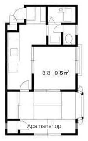 クレセント四つ木(2K/1階)の間取り写真