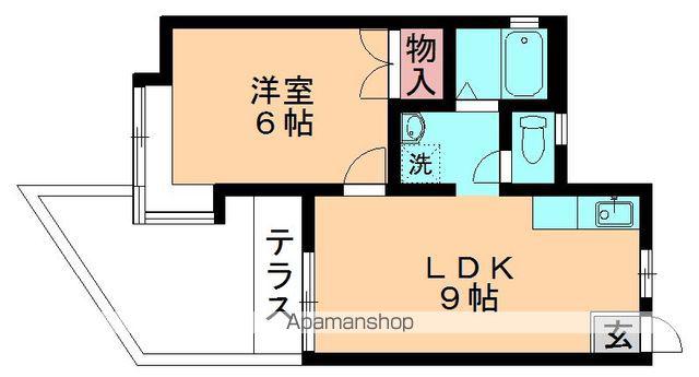 メゾン・ド・メイユール(1LDK/1階)の間取り写真