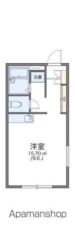 レオパレス武蔵砂川Ⅰ(1K/1階)の間取り写真