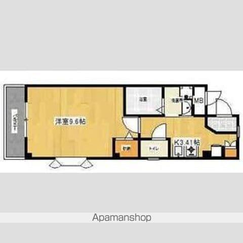 エクセレント(1K/2階)の間取り写真