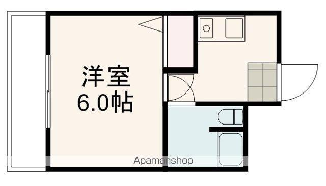 ソフィアフラット(1K/3階)の間取り写真