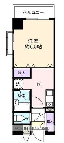 コモド尾崎(1K/4階)の間取り写真