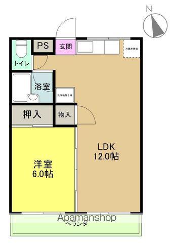メゾン・ドJTS(1LDK/2階)の間取り写真