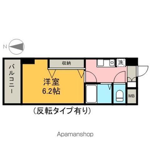 フィール大須(1K/11階)の間取り写真