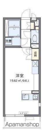 ミランダグレイス南手城(ワンルーム/1階)の間取り写真
