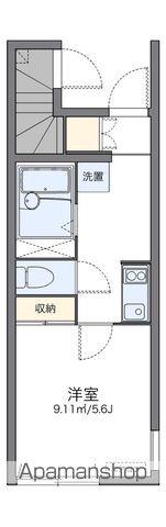 レオネクストプリンシパル中野(1K/1階)の間取り写真